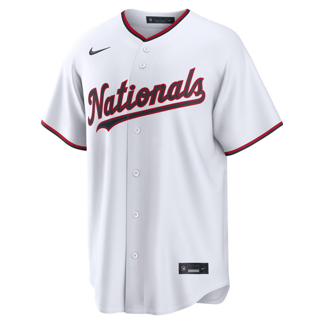 Washington Nationals James Wood Home Replica Jersey | White