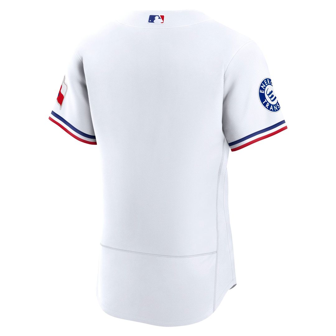 Texas Rangers Home Sponsor Patch Authentic Jersey | White