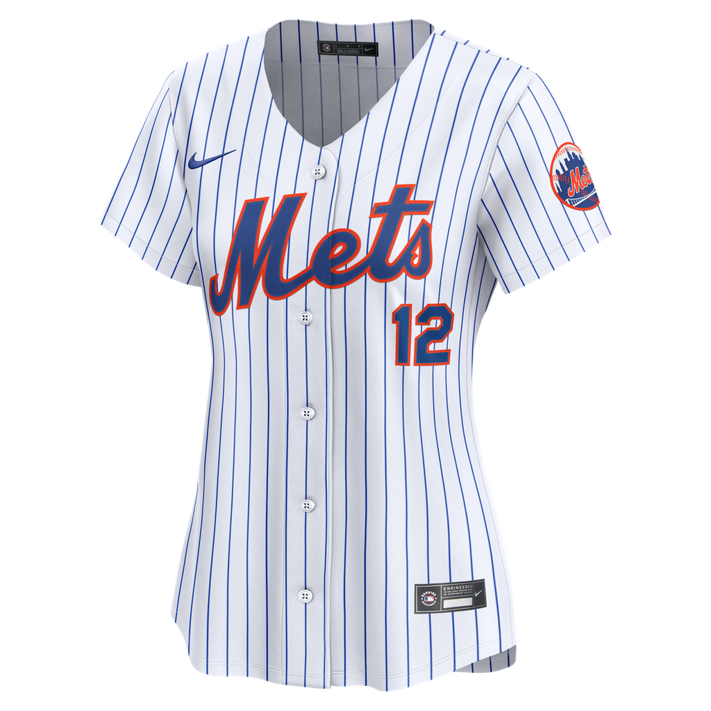 New York Mets Francisco Lindor Women's Home Limited Jersey | White