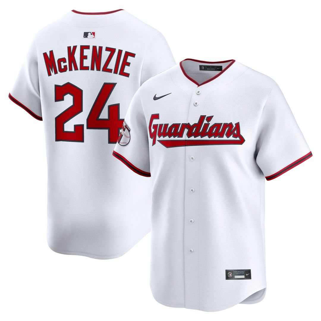 Cleveland Guardians Triston McKenzie Home Limited Jersey | White