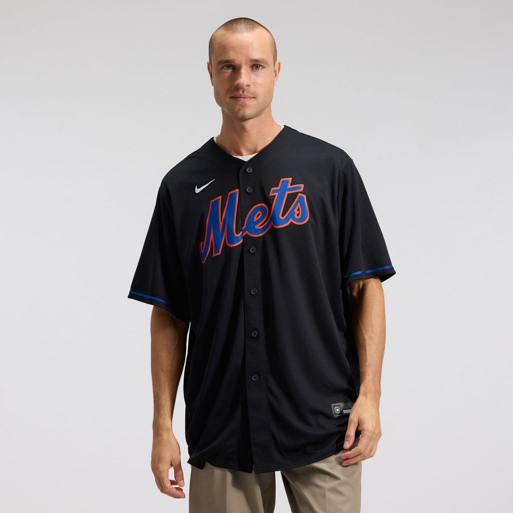 New York Mets Starling Marte Alternate Replica Jersey | Black