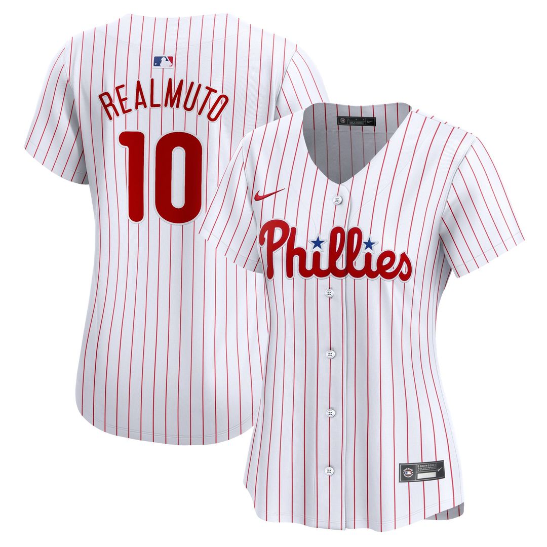 Philadelphia Phillies J.T. Realmuto Women's Home Limited Jersey | White