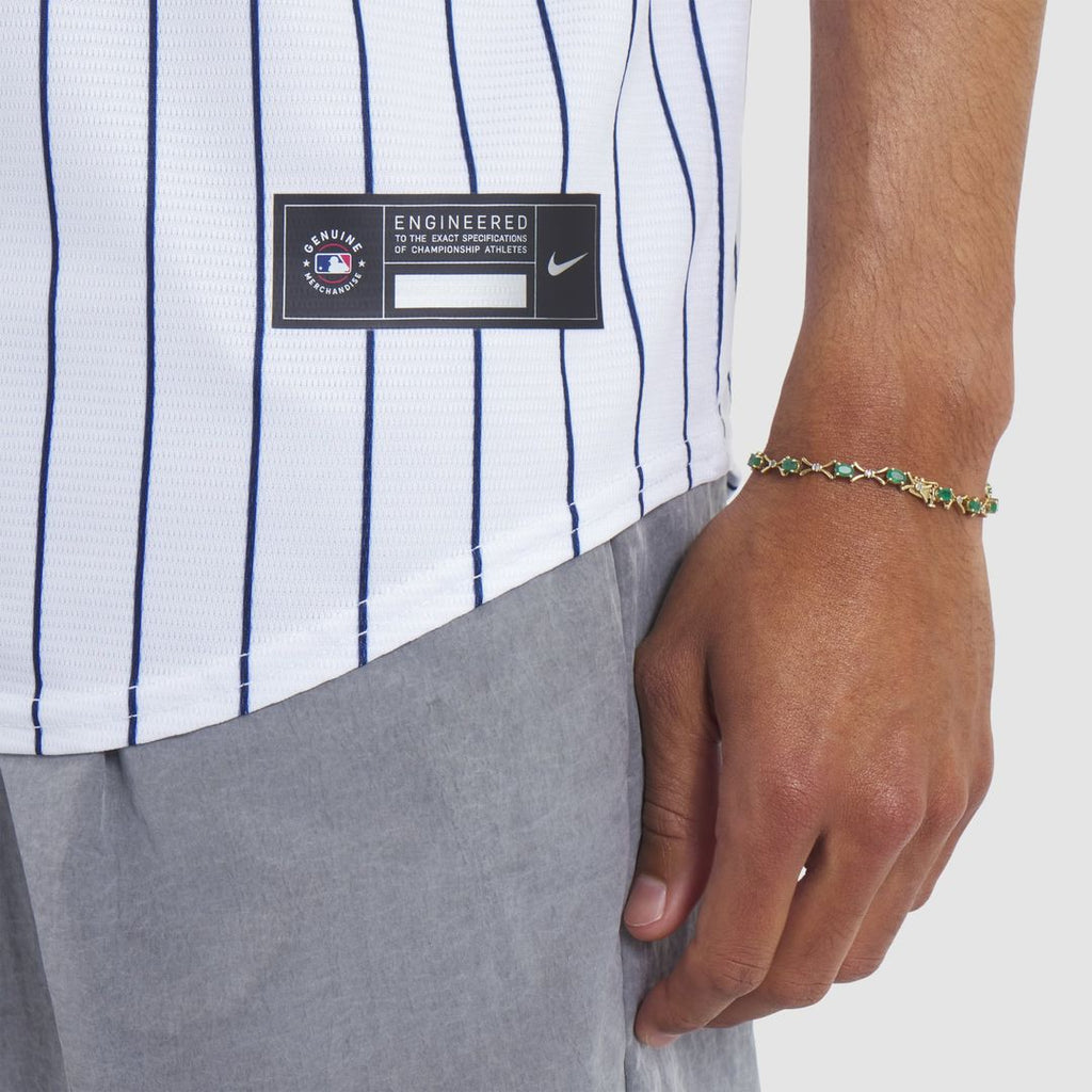 New York Yankees CC Sabathia 2025 Baseball Hall of Fame Name & Number Retired Replica Jersey | White