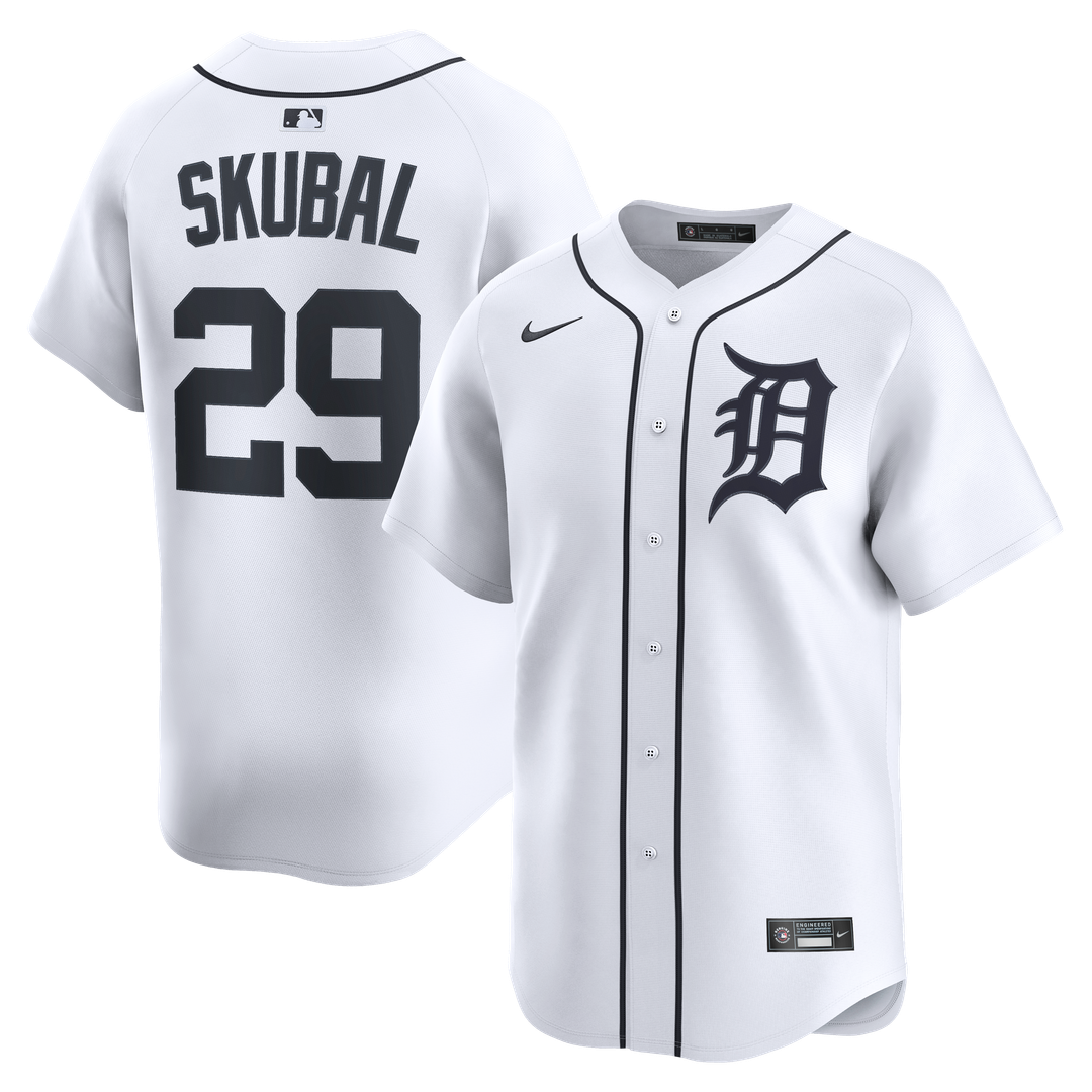 Detroit Tigers Tarik Skubal Home Limited Jersey | White