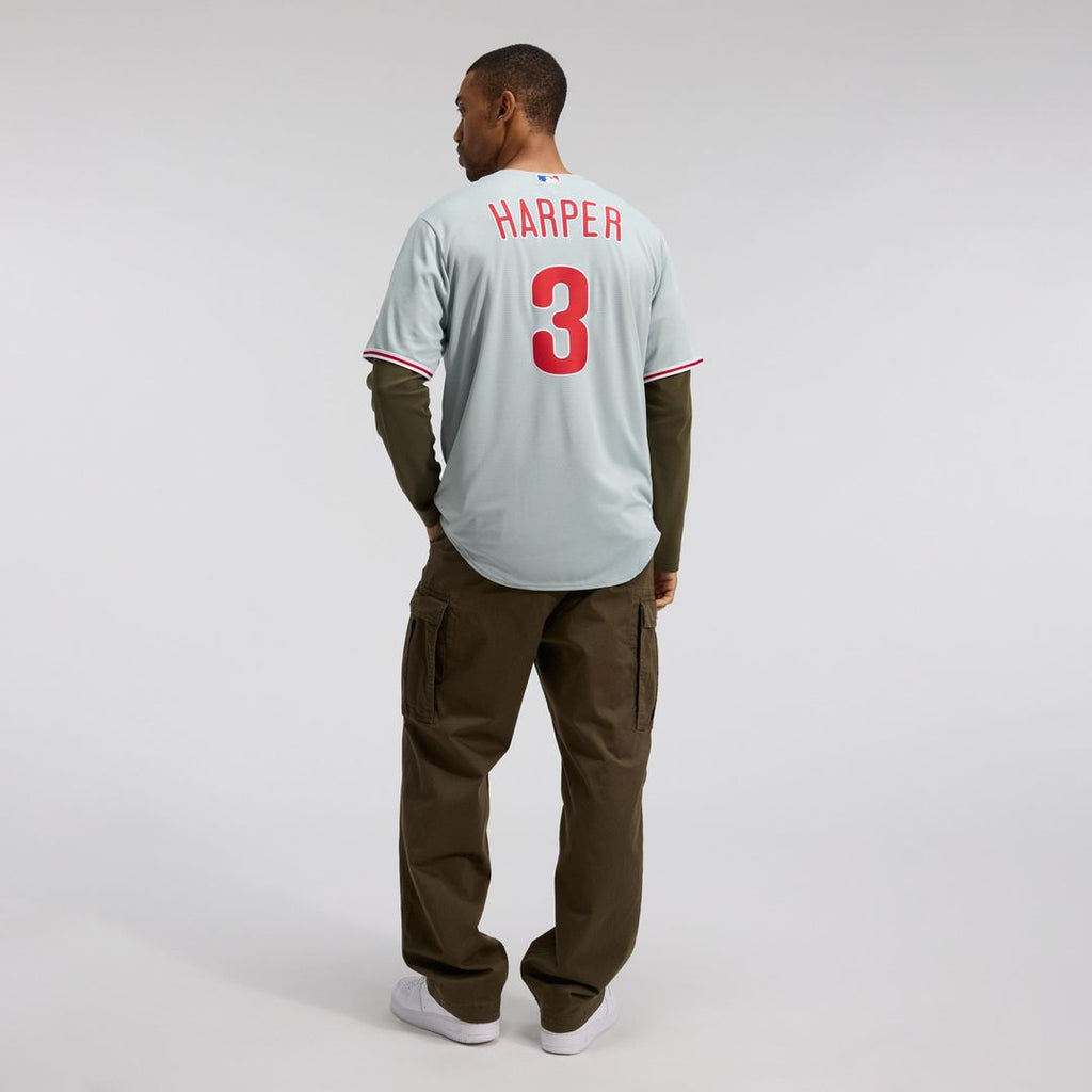 Philadelphia Phillies Bryce Harper Road Replica Jersey | Gray