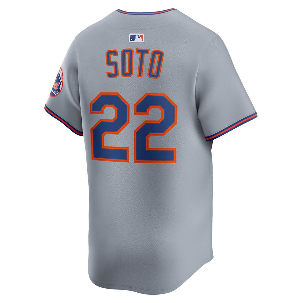 New York Mets Juan Soto Road Limited Jersey | Gray