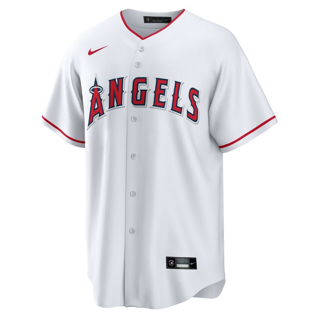 Los Angeles Angels Jo Adell Home Replica Jersey | White