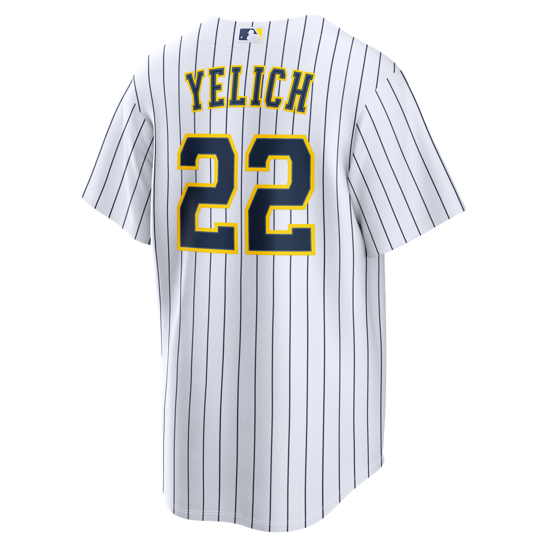 Milwaukee Brewers Christian Yelich Alternate Replica Jersey | White