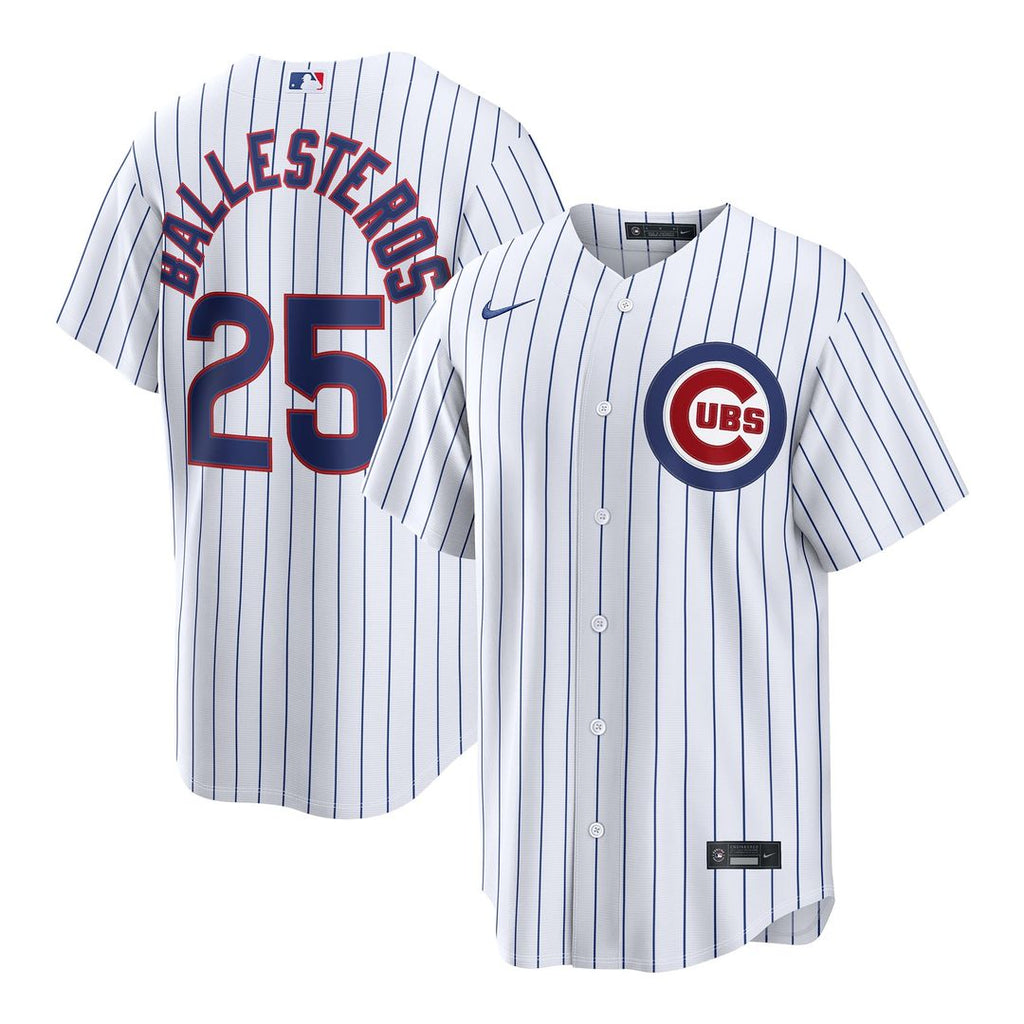 Chicago Cubs Moisés Ballesteros Home Replica Jersey | White