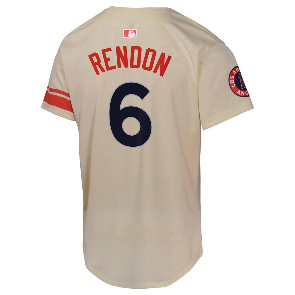 Los Angeles Angels Anthony Rendon Youth City Connect Limited Jersey | Cream