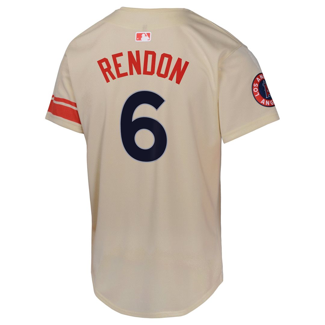 Los Angeles Angels Anthony Rendon Youth City Connect Limited Jersey | Cream