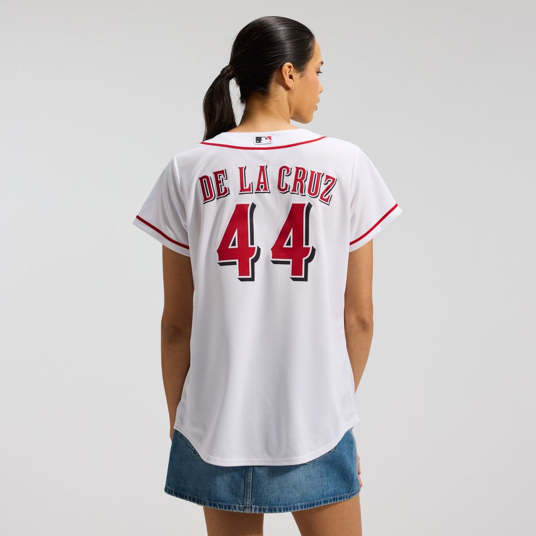 Cincinnati Reds Elly De La Cruz Women's Home Replica Jersey | White