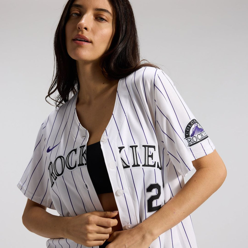 Colorado Rockies Kris Bryant Women's Home Limited Jersey | White