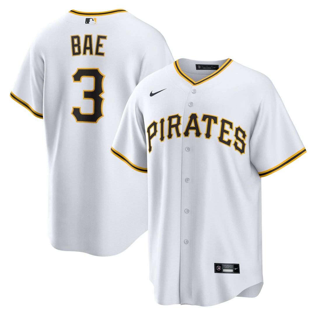 Pittsburgh Pirates Ji - Hwan Bae Replica Jersey | White