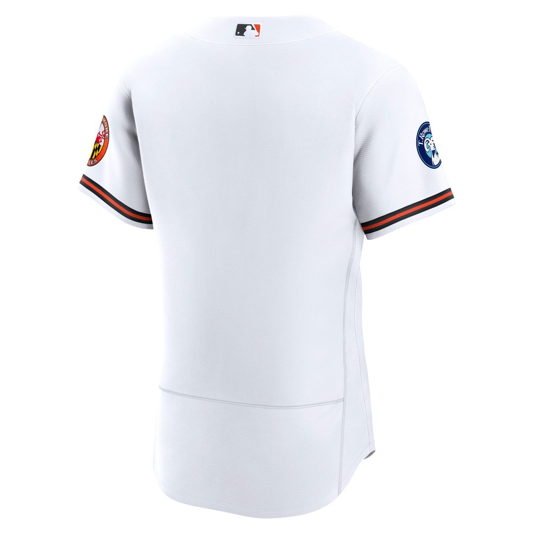 Baltimore Orioles Home Sponsor Patch Authentic Jersey | White