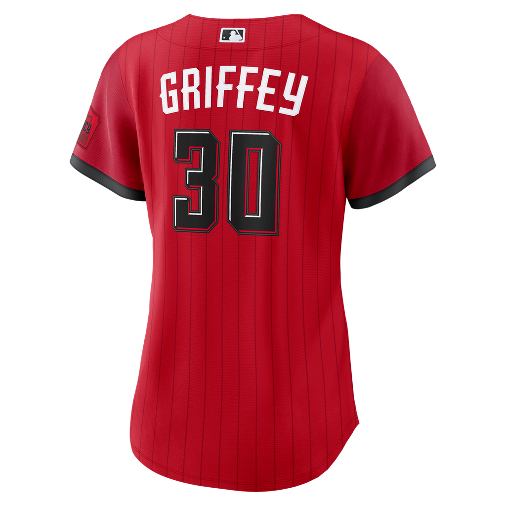 Cincinnati Reds Ken Griffey Jr. Women's 2026 City Connect Stadium Jersey | Red