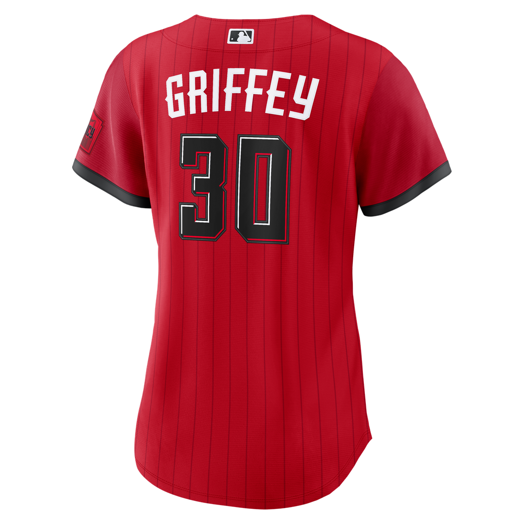 Cincinnati Reds Ken Griffey Jr. Women's 2026 City Connect Stadium Jersey | Red