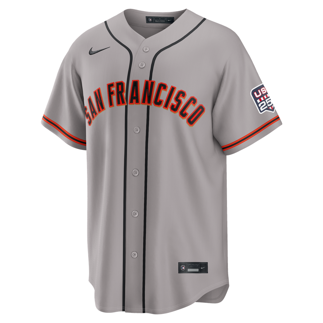 San Francisco Giants Jung Hoo Lee USA 250 Fourth of July Road Stadium Jersey | Gray
