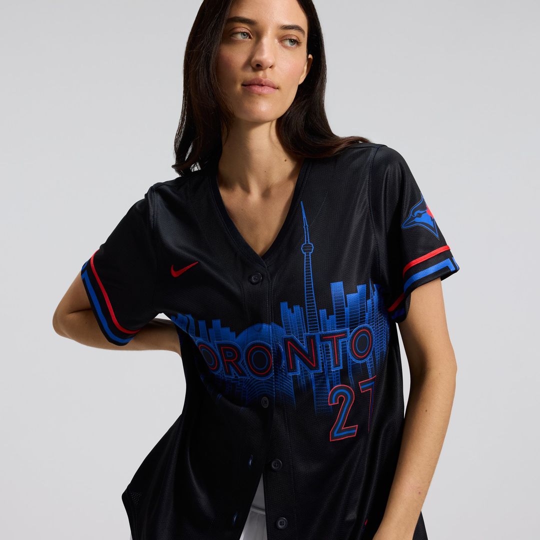 Toronto Blue Jays Vladimir Guerrero Jr. Women's 2024 City Connect Limited Jersey | Navy