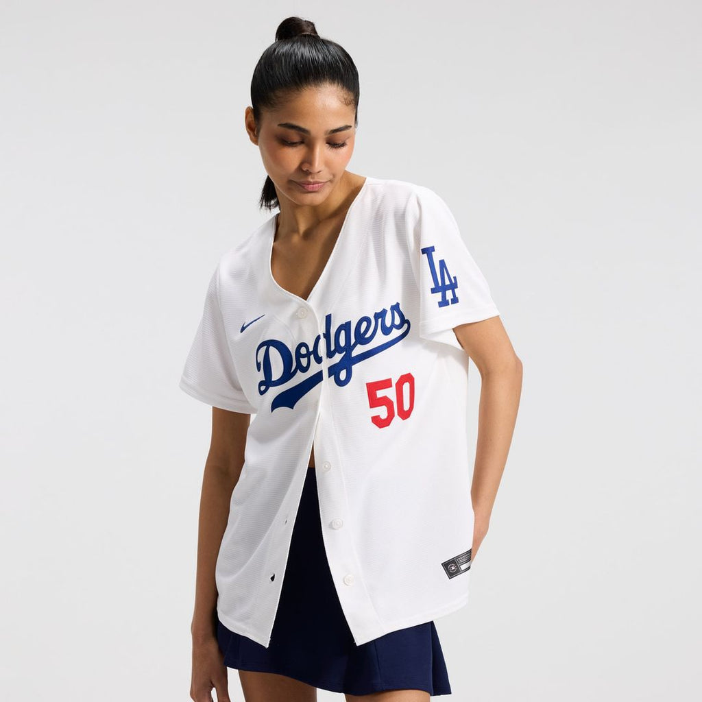 Los Angeles Dodgers Mookie Betts Women's Home Stadium Jersey | White