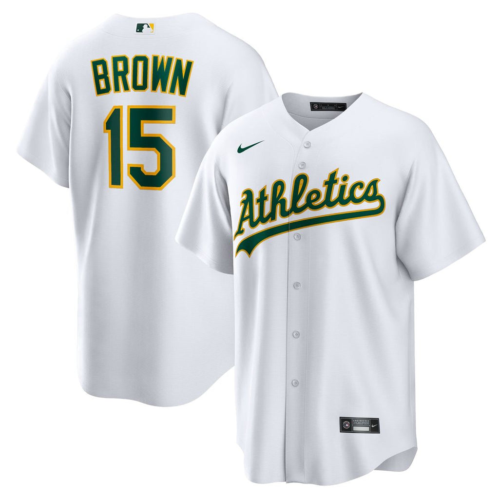 Athletics Seth Brown Home Replica Jersey | White