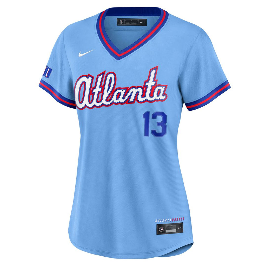 Atlanta Braves Ronald Acuña Jr. Women's 2026 City Connect Stadium Jersey | Powder Blue