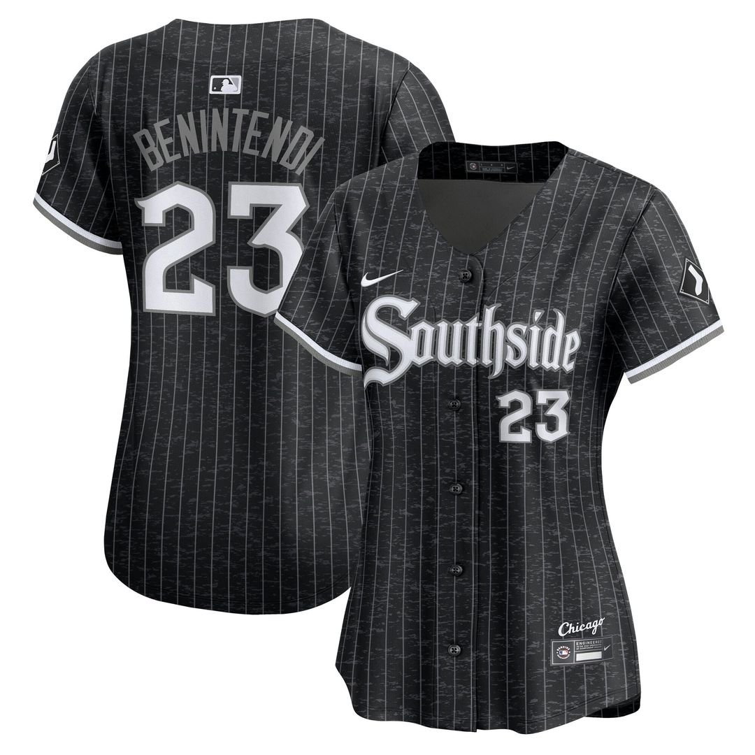 Chicago White Sox Andrew Benintendi Women's City Connect Limited Jersey | Black