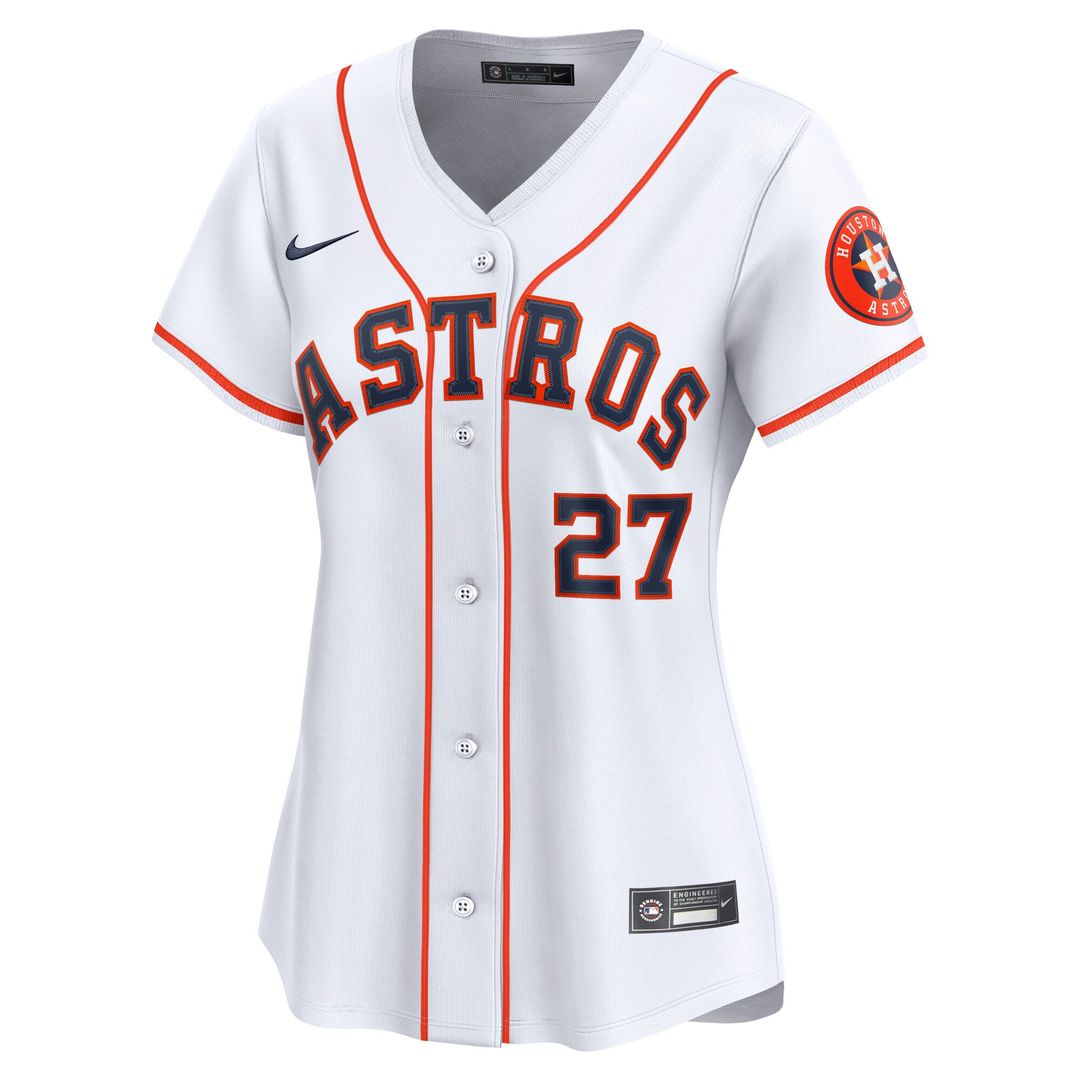 Houston Astros Jose Altuve Women's Home Limited Jersey | White