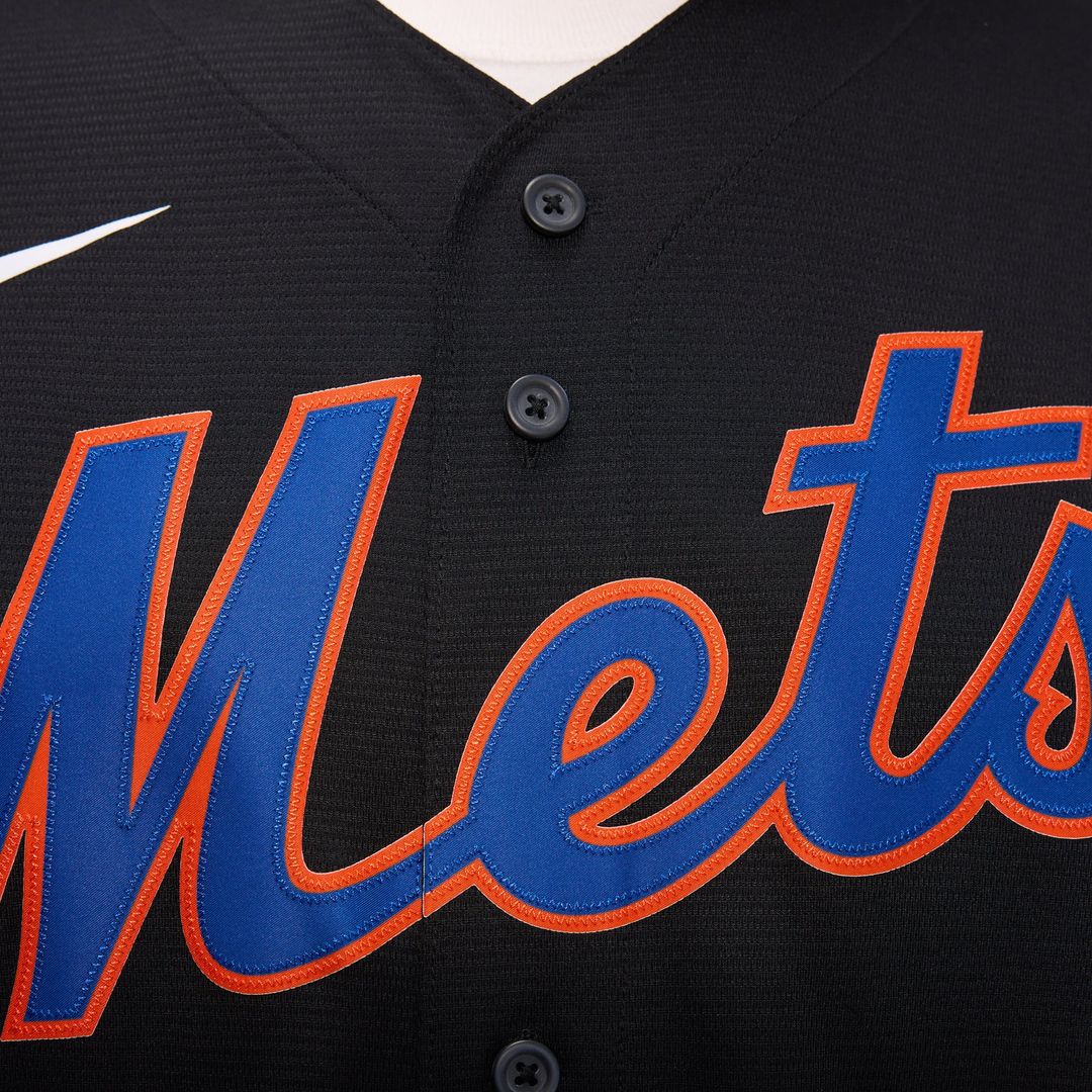 New York Mets Starling Marte Alternate Replica Jersey | Black