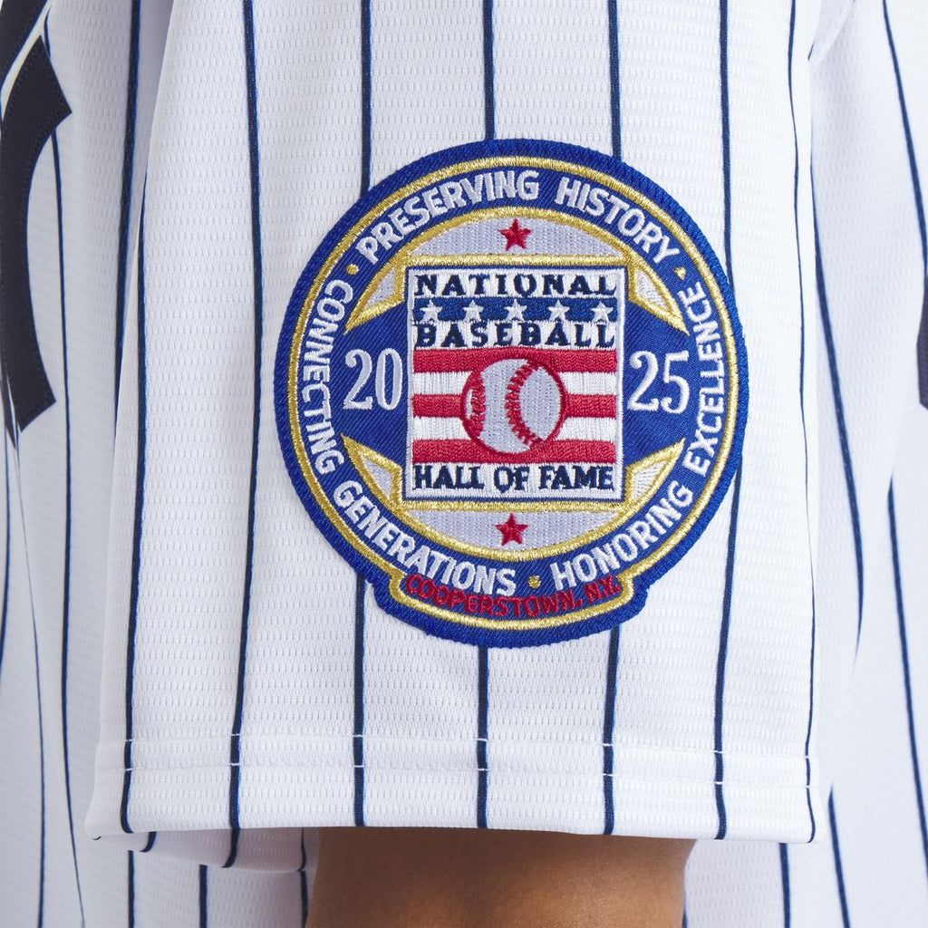 New York Yankees CC Sabathia 2025 Baseball Hall of Fame Name & Number Retired Replica Jersey | White