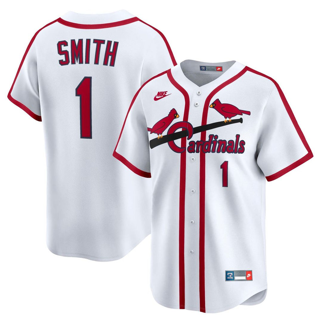 St. Louis Cardinals Ozzie Smith Throwback Cooperstown Limited Jersey | White