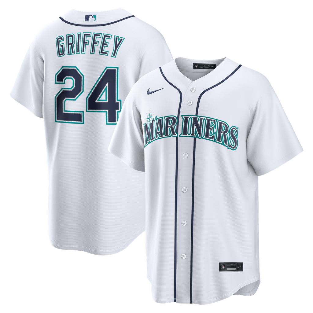Seattle Mariners Ken Griffey Jr. Home Replica Jersey | White