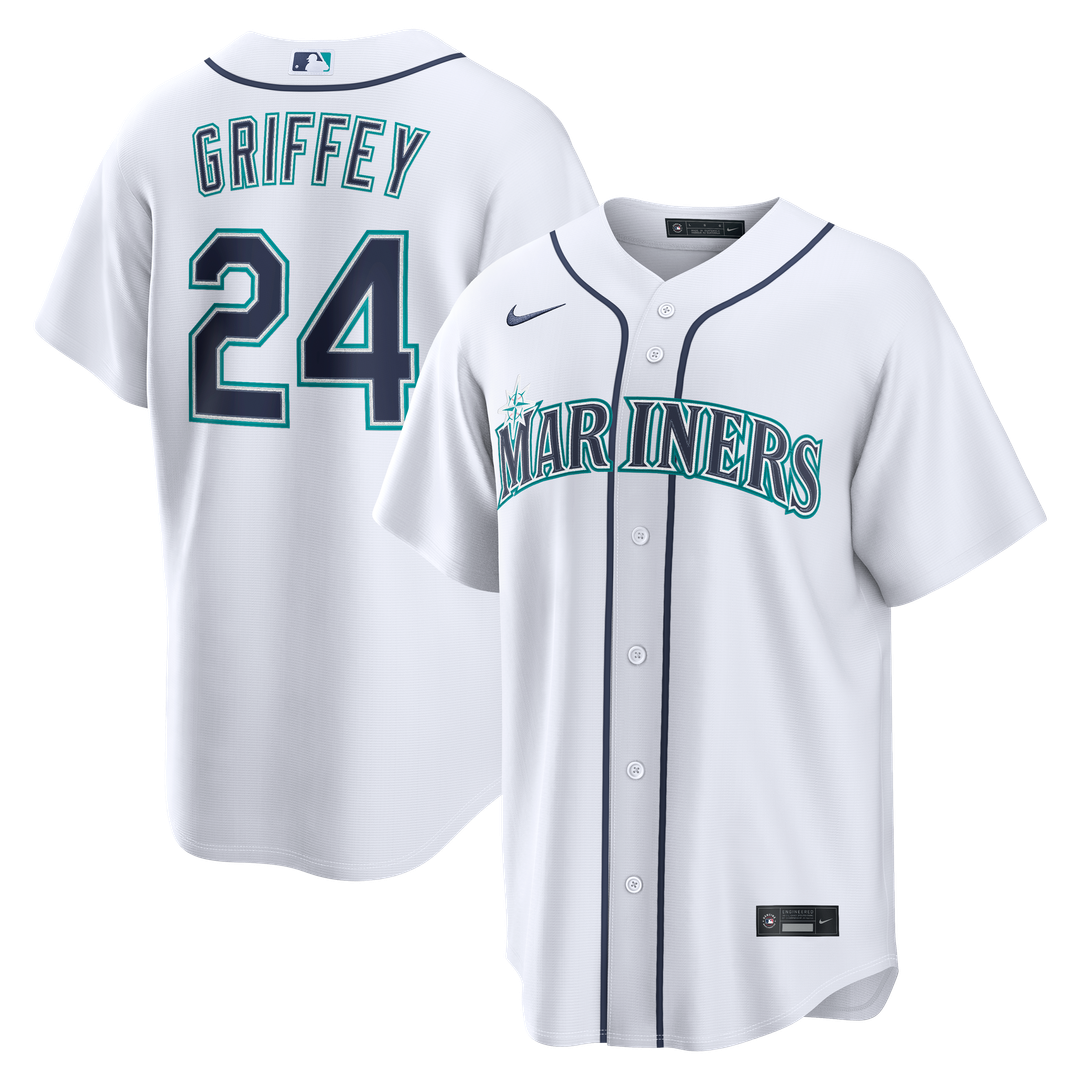 Seattle Mariners Ken Griffey Jr. Home Replica Jersey | White