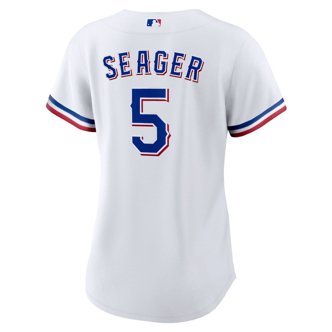 Texas Rangers Corey Seager Women's Home Replica Jersey | White