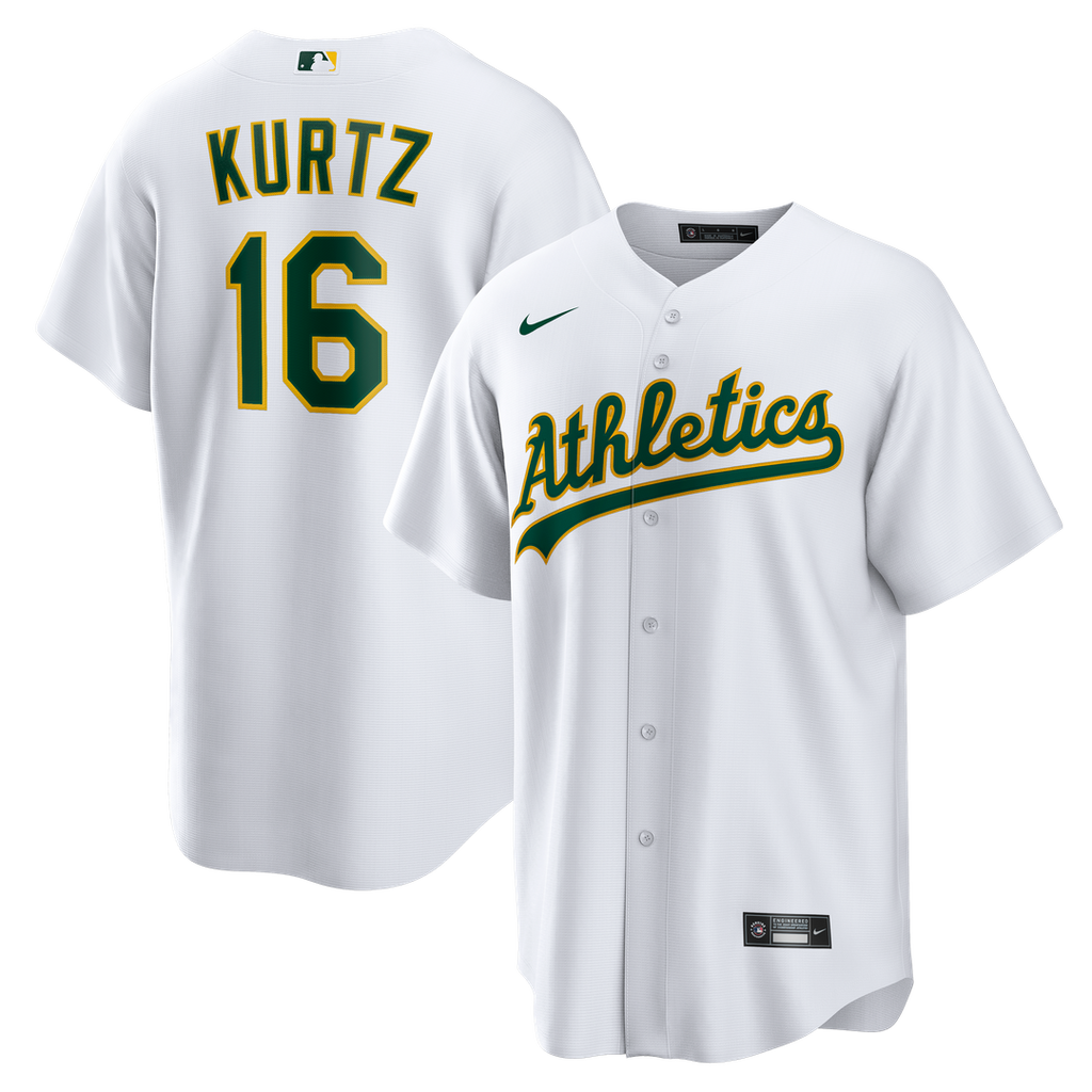 Athletics Nick Kurtz Home Replica Jersey | White