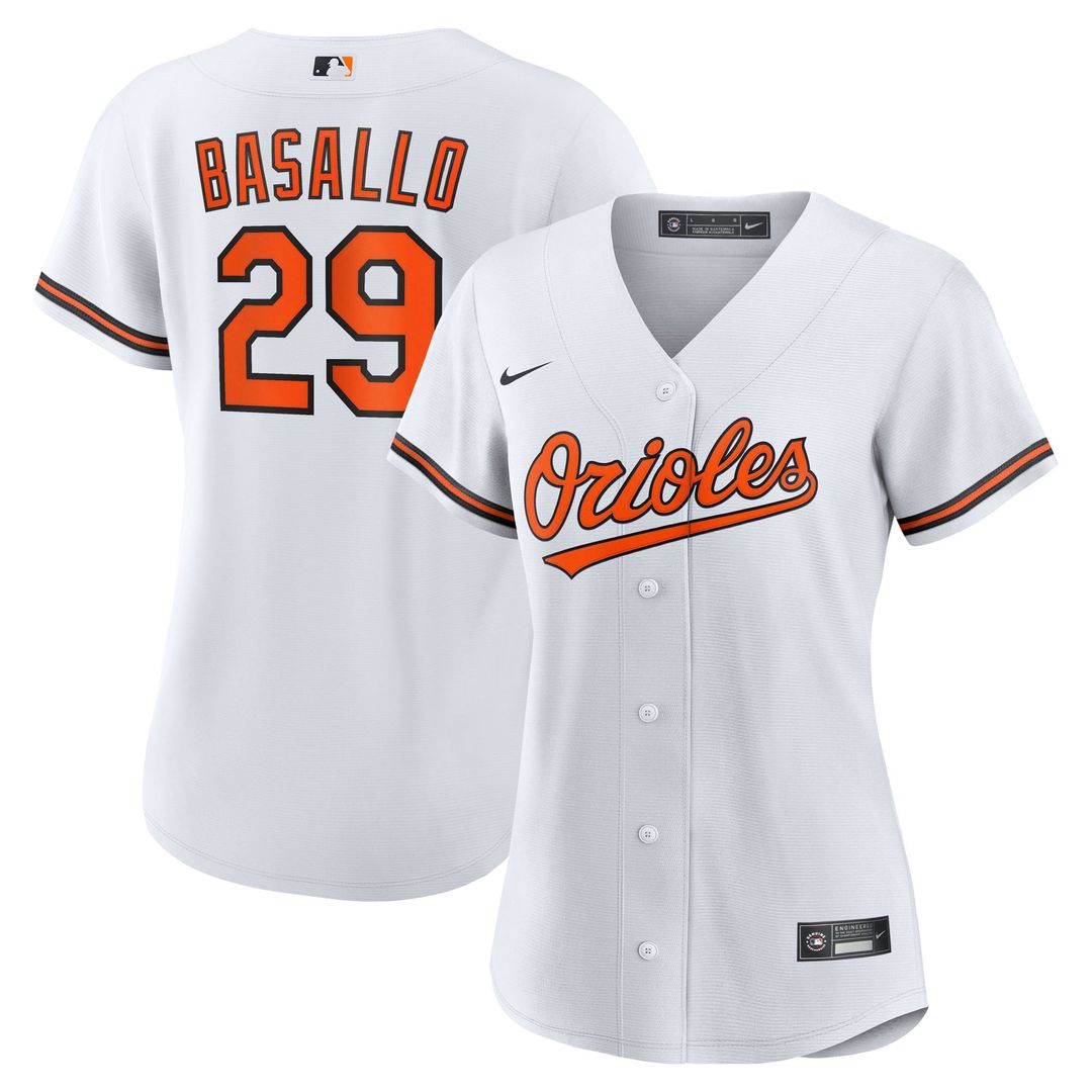 Baltimore Orioles Samuel Basallo Women's Replica Jersey | White
