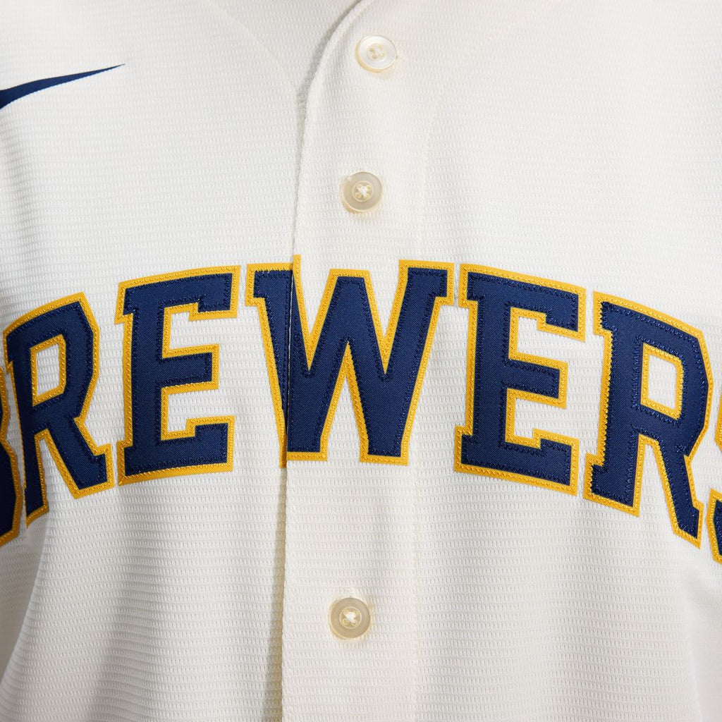 Milwaukee Brewers Home Replica Team Jersey | Cream