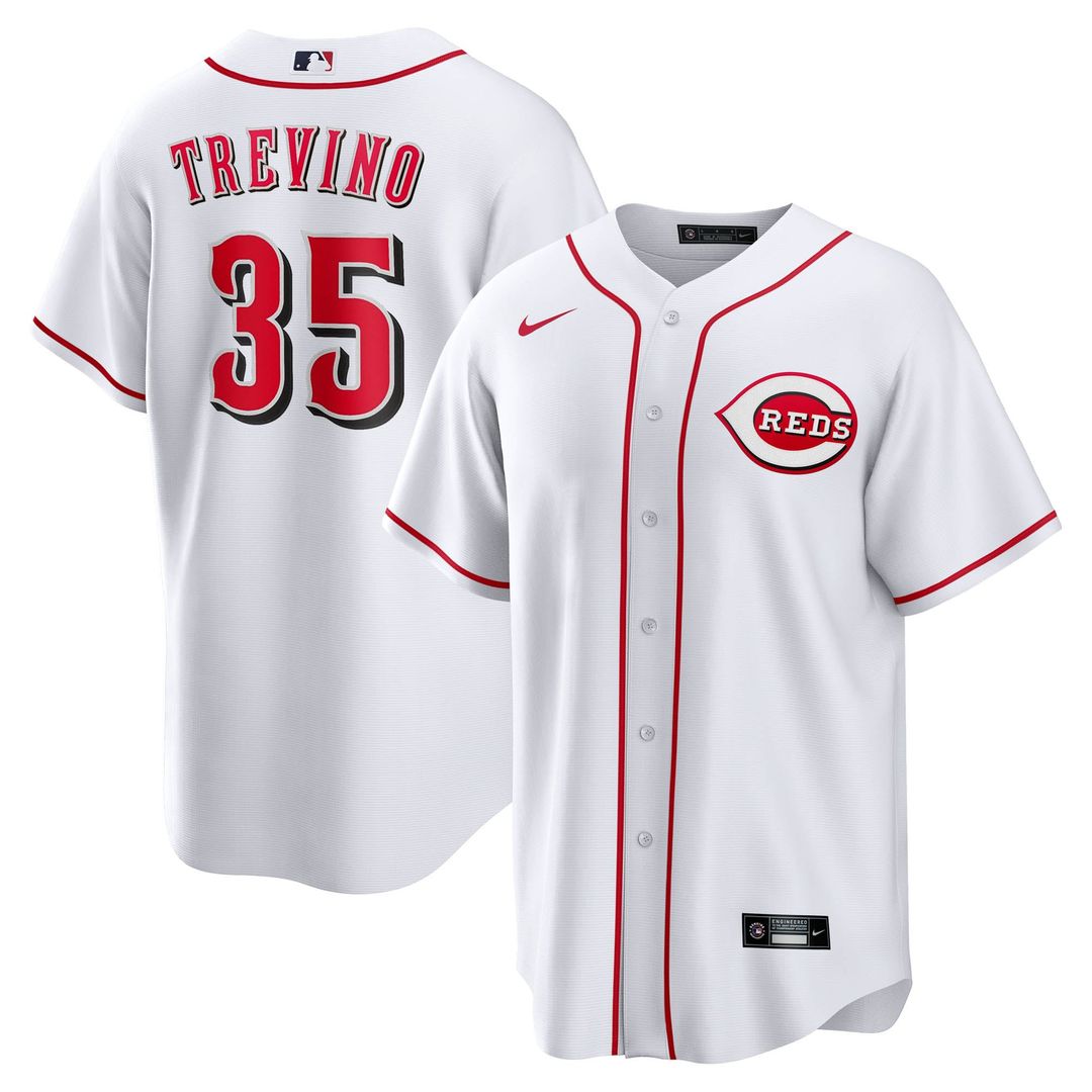 Cincinnati Reds Jose Trevino Home Replica Jersey | White