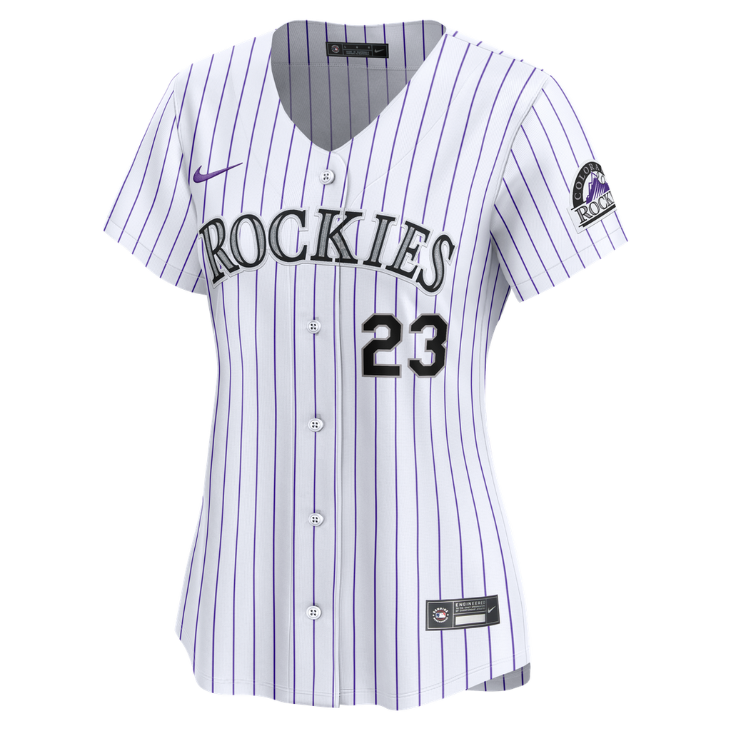 Colorado Rockies Kris Bryant Women's Home Limited Jersey | White