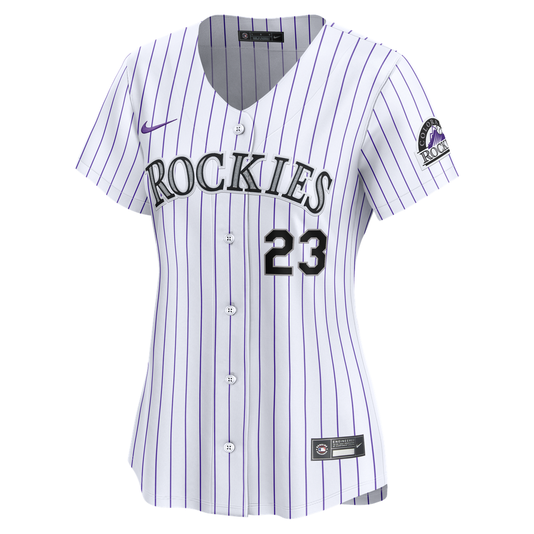 Colorado Rockies Kris Bryant Women's Home Limited Jersey | White