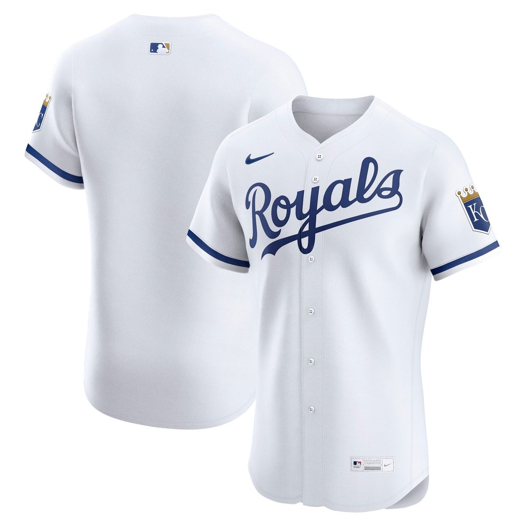 Kansas City Royals Home Elite Jersey | White