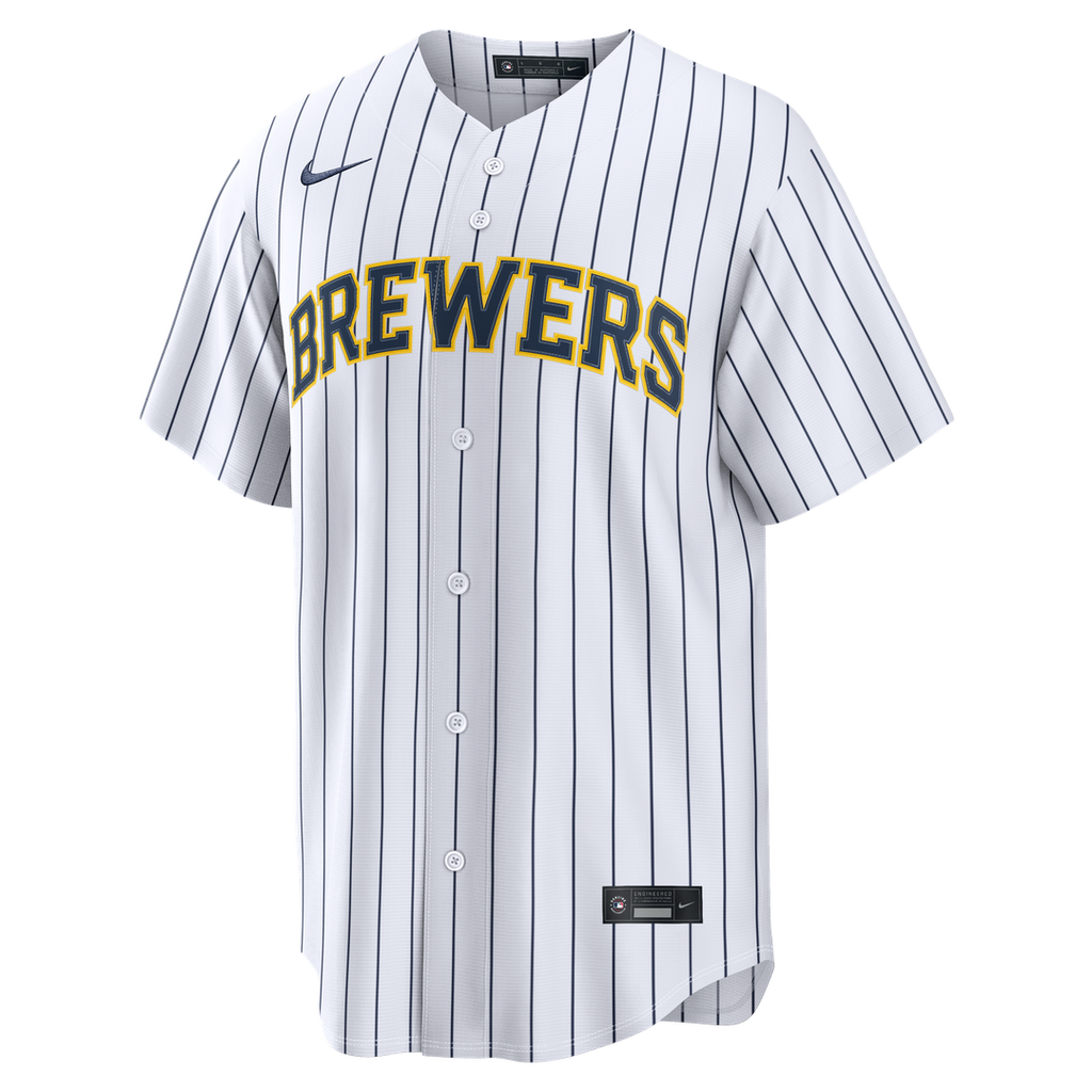 Milwaukee Brewers Christian Yelich Alternate Replica Jersey | White