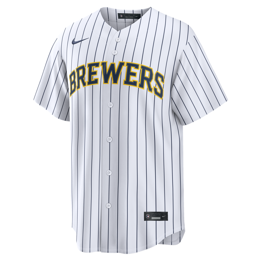 Milwaukee Brewers Christian Yelich Alternate Replica Jersey | White