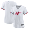 Minnesota Twins Women's Home Replica Team Logo Jersey | White
