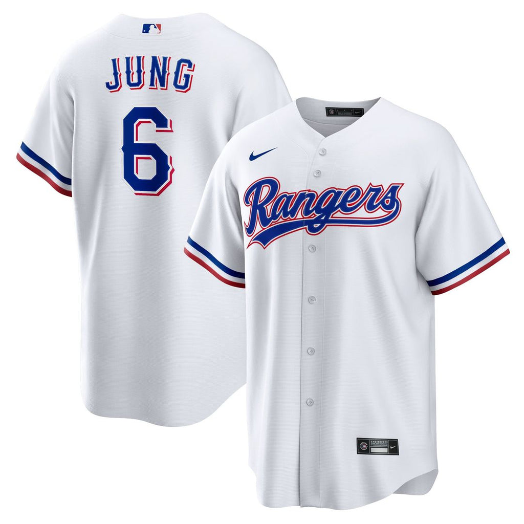 Texas Rangers Josh Jung Replica Jersey | White
