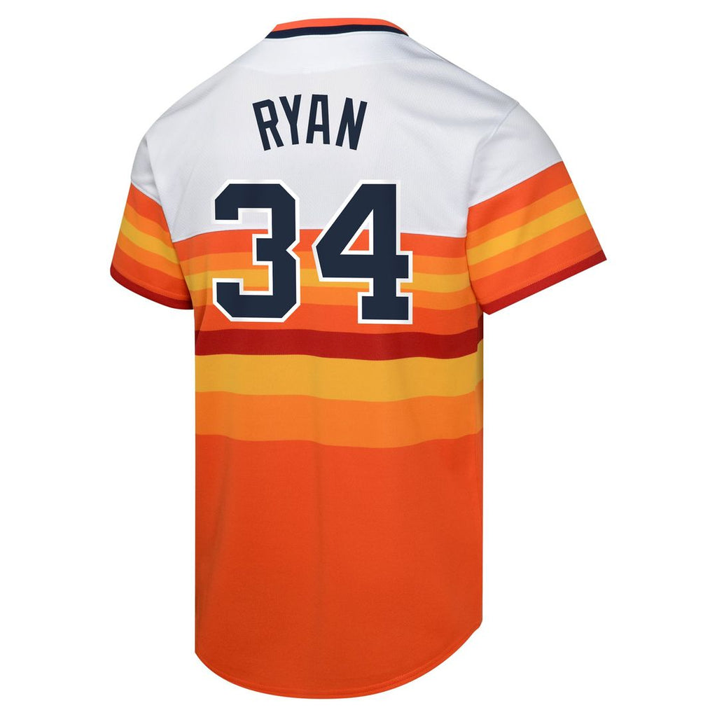Houston Astros Nolan Ryan Youth Cooperstown Limited Jersey | White