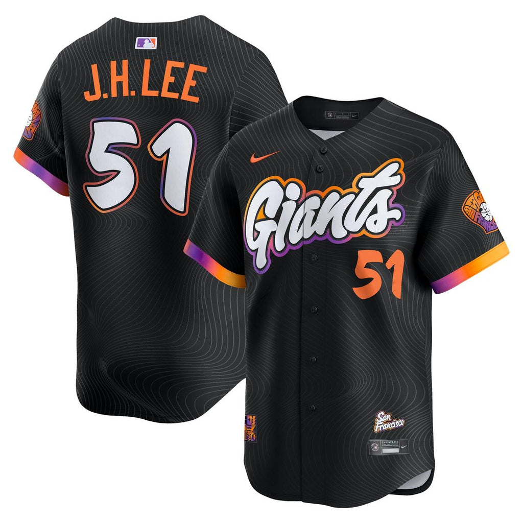 San Francisco Giants Jung Hoo Lee 2025 City Connect Limited Jersey | Black