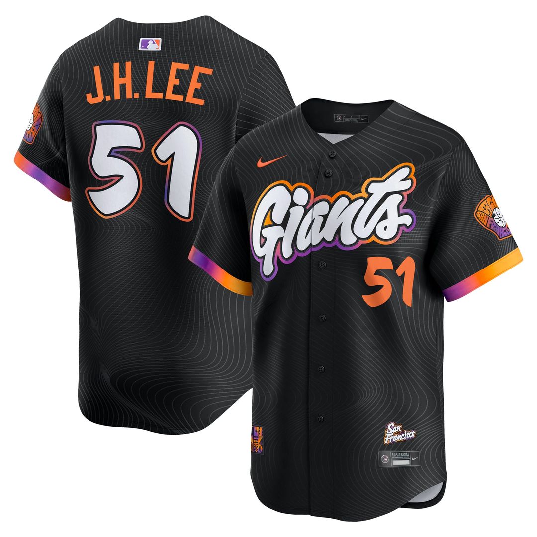 San Francisco Giants Jung Hoo Lee 2025 City Connect Limited Jersey | Black