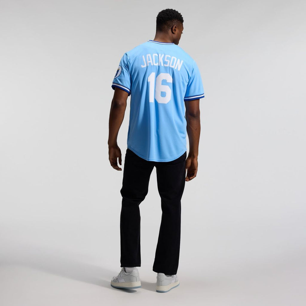 Kansas City Royals Bo Jackson Throwback Cooperstown Limited Jersey | Light Blue