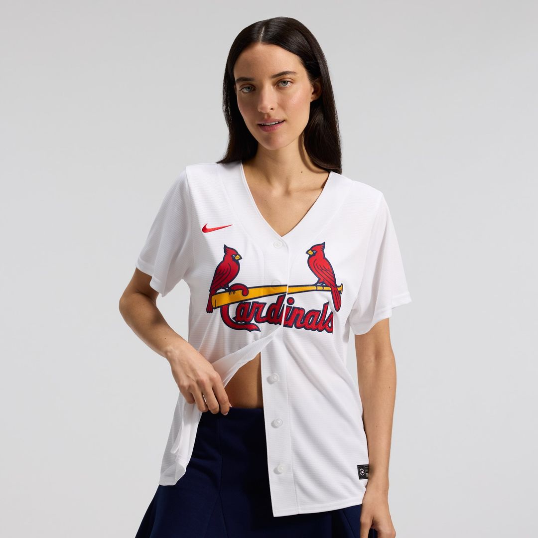 St. Louis Cardinals Women's Home Replica Team Jersey | White